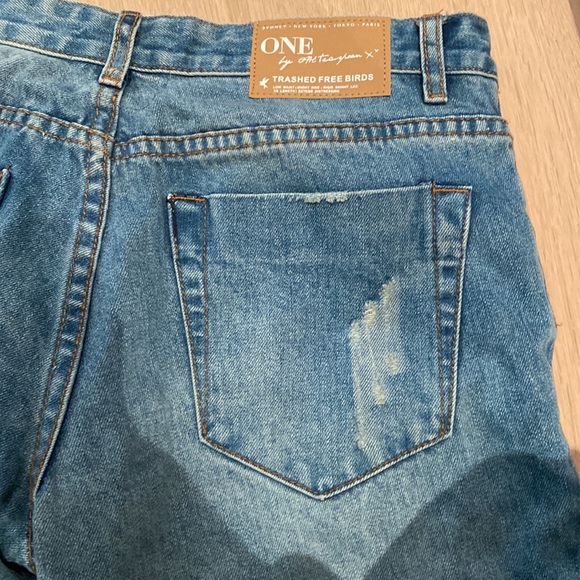 One Teaspoon trashed freedbirds jeans size 28 new with tags 100% cotton - Picture 9 of 12